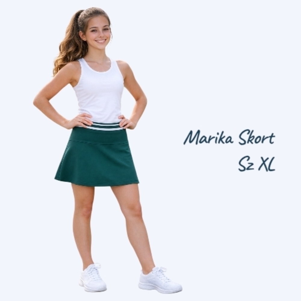 Nwt Marika Forest Green Skort Sz XL